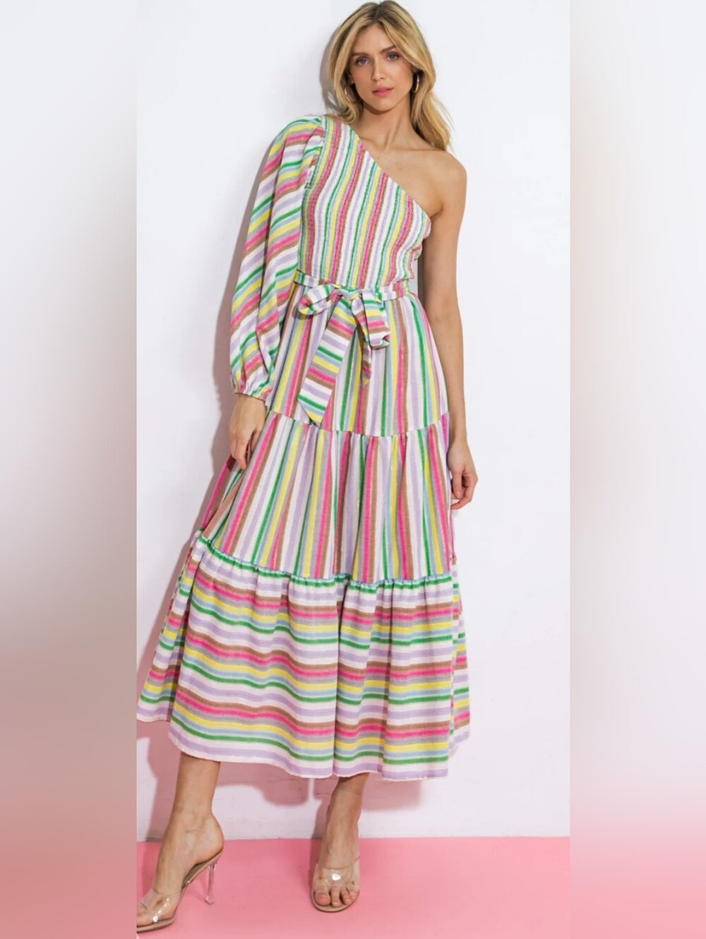 Flying Tomato No Matter Where I Go Woven Midi Dress